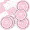 40Pcs Pink Bow Decorations Party Plates and Napkins for 20 Guests (Pink 1)